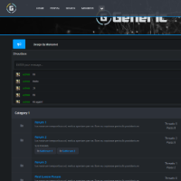 Generic - Dark Responsive MyBB Theme