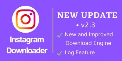 Instagram Video Downloader PHP Script