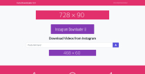 Instagram Video Downloader PHP Script Screenshot 1
