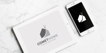 Comet Home Logo Template Screenshot 1