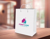Comet Home Logo Template Screenshot 3