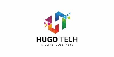 Hugo Tech - Logo Template