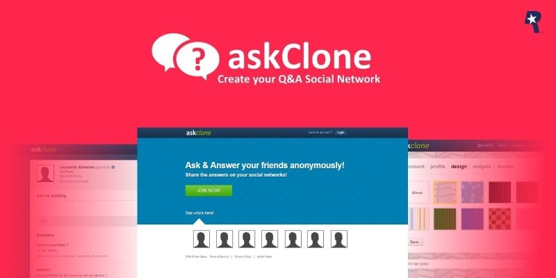 AskClone - Anonymous Q&A Social Network