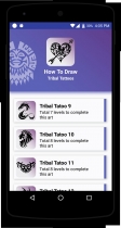 How To Draw Tribal Tattoos - Android Source Code Screenshot 2