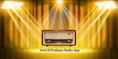 Ionic3 Firebase Radio App Template