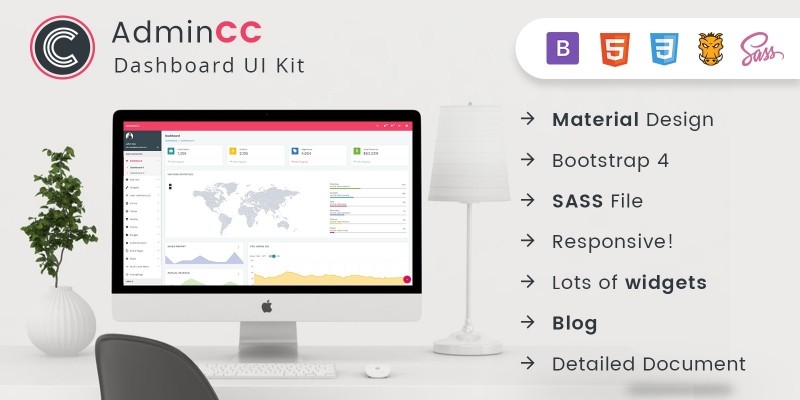 AdminCC - Bootstrap Material Design Premium Admin 