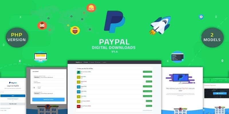 PayPal Digital Downloads - PHP Script