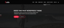 Biddo - One Page Portfolio WordPress Theme Screenshot 3