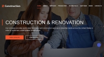 Construction - Construction Web Template Screenshot 1