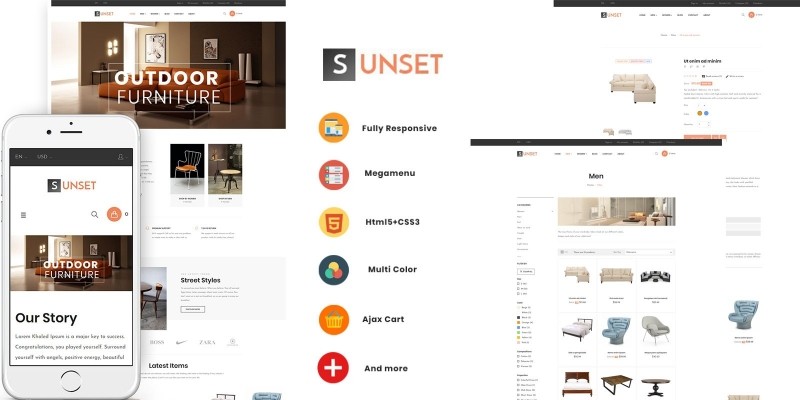 Ap Sunset - PrestaShop Theme