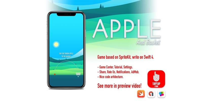 Apple And Basket - iOS Source COde