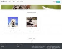 Pet Manager Adoption Script PHP Screenshot 1