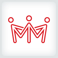People Crown - Logo Template