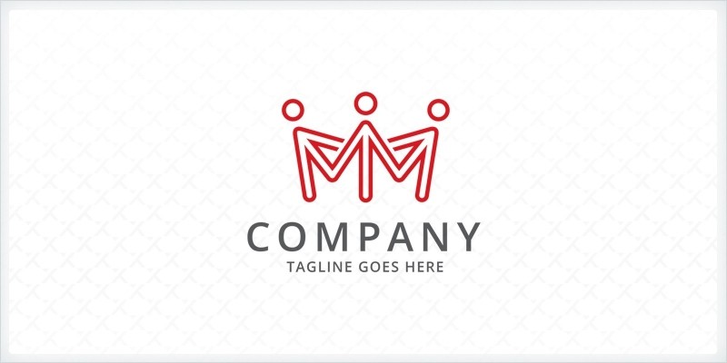 People Crown - Logo Template