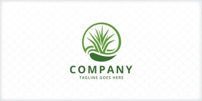 Turf Grass - Landscaping Logo Template