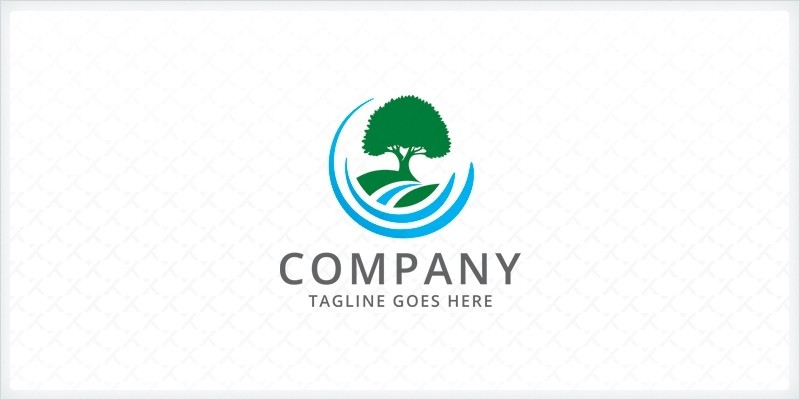 Landscape Tree - Logo Template