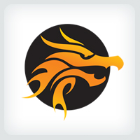 Fire Dragon - Logo Template