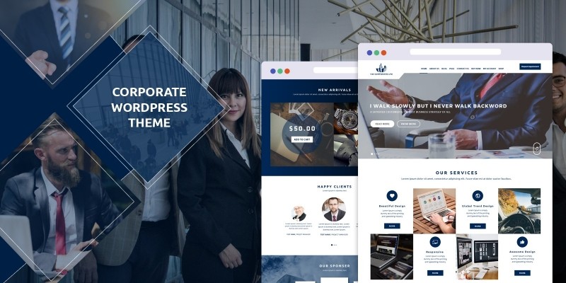 VW Corporate Pro - WordPress Theme