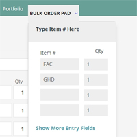 Bulk Order Form - Virtuemart Plugin