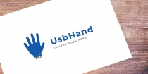 USB Hand Logo Template Screenshot 3