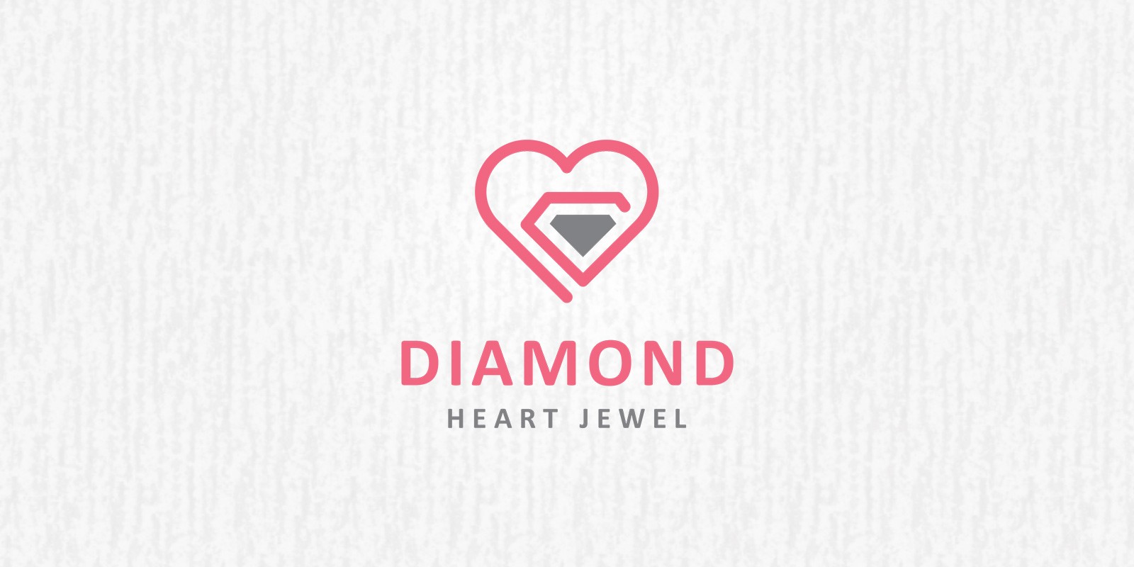 Diamond Heart - Logo Template