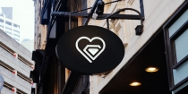 Diamond Heart - Logo Template Screenshot 1