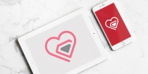 Diamond Heart - Logo Template Screenshot 2