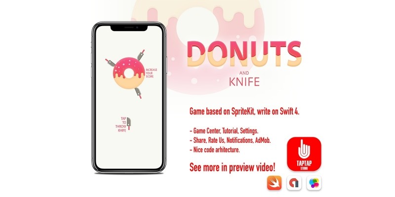 Donuts and Knife - iOS Source Code