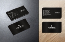 Professional Business Card Design Black Style Screenshot 1