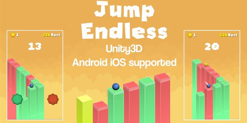 Jump Endless Unity3D Source code