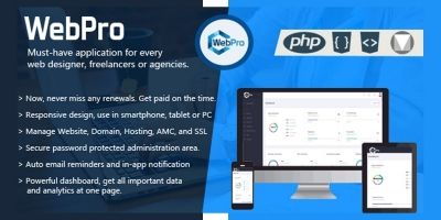 WebPro - Digital Services Management Application