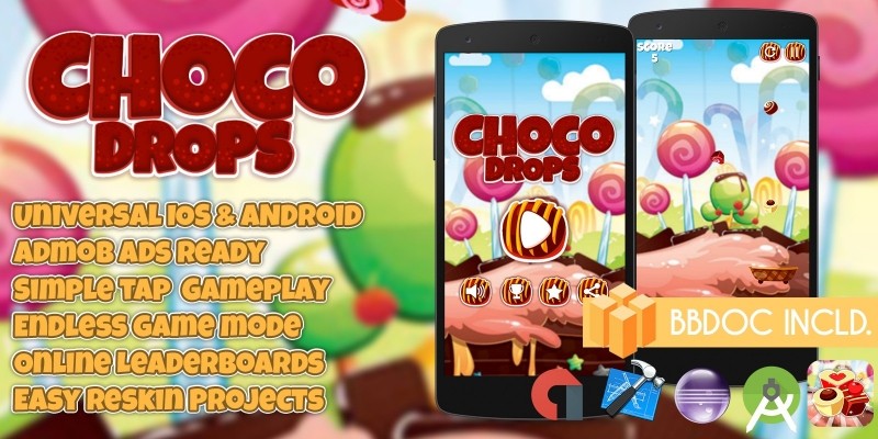 Choco Drops Buildbox Template