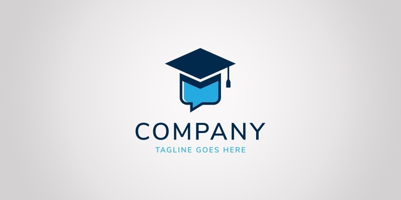 Education Chat Logo Template