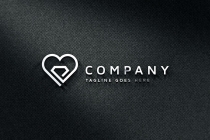 Heart Diamond - Logo Template Screenshot 1