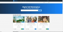 Digital Sell Marketplace PHP Script Screenshot 1