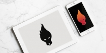 Lion Fire - Logo Template Screenshot 2