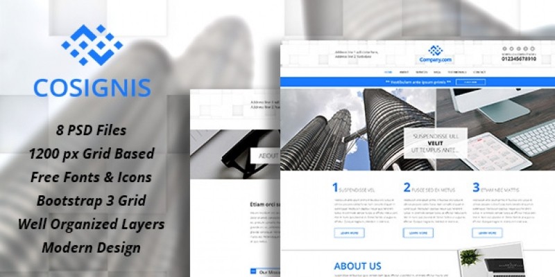 Cosignis - Multipurpose Business Consulting PSD