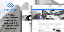 Cosignis - Multipurpose Business Consulting PSD Screenshot 1