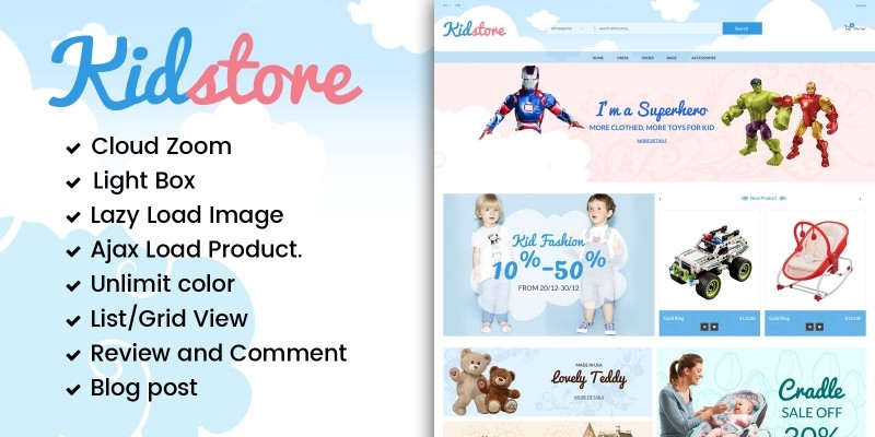 Kids And Toys Prestashop Theme