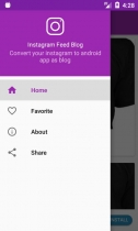 Instagram Feed Blog - Android App Source Code Screenshot 1