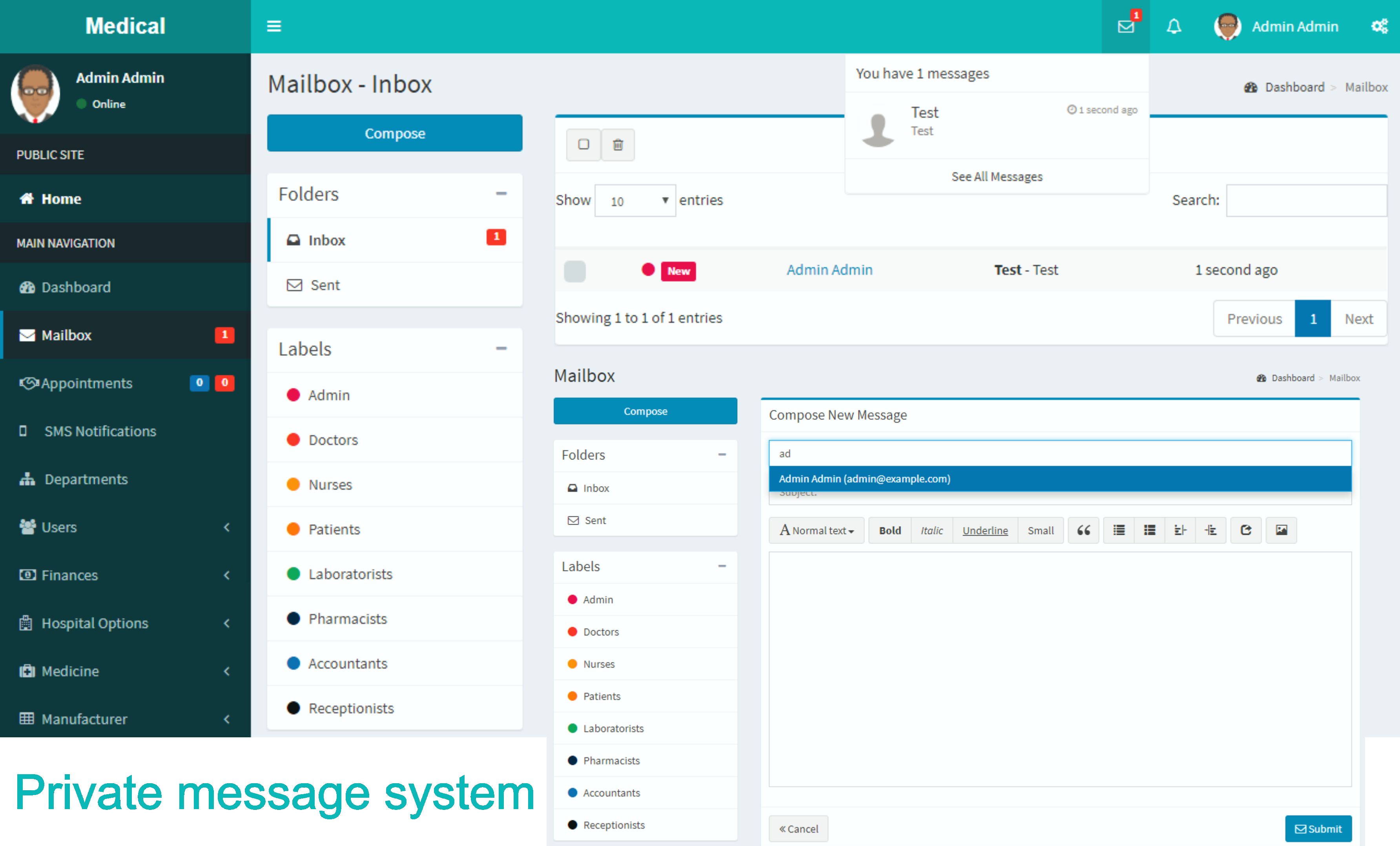 hospital management system php hospital management system php