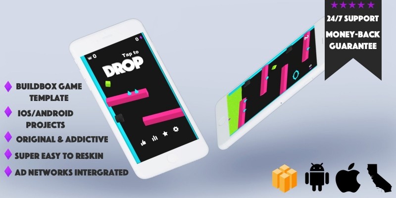 Drop Buildbox Template