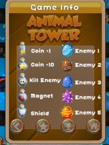 Animal Tower Game Android iOS Buildbox with AdMob Screenshot 12
