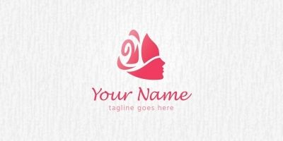 Rose Girl - Logo Template
