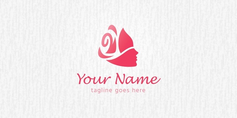 Rose Girl - Logo Template