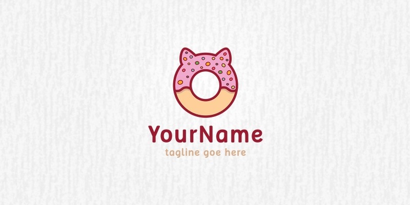 Donut Pet - Logo Template