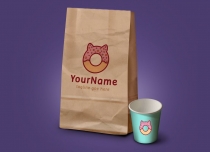 Donut Pet - Logo Template Screenshot 2