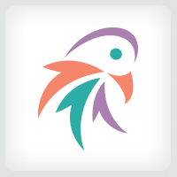 Colorful Bird Logo