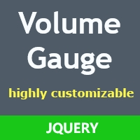 Volume Gauge jQuery Plugin