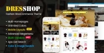 DresShop - Clean Fashion WooCommerce Theme Screenshot 1
